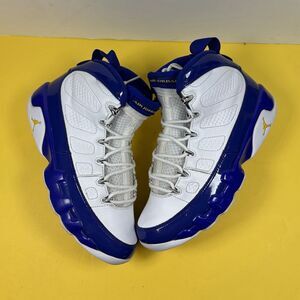 Nike Air Jordan 9 Retro Kobe 302370-121 White Concord Gold Men’s Size 8.5